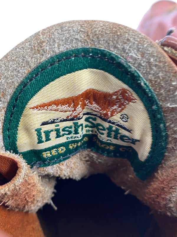 【現状渡し品】【レディース】 RED WING レッドウィング 875 IRISH SETTER アイリッシュセッター ブーツ 半円犬タグ 靴 167-260917-yn-13-min サイズ：4 E カラー：赤茶系 万代Net店