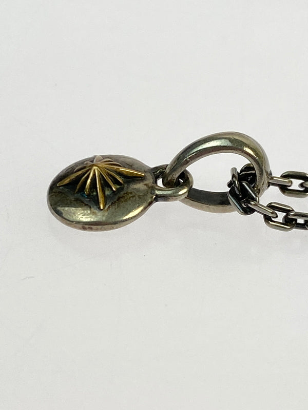 【中古品】【メンズ】 SAAD サード SUN SYMBOL NECKLACE サン シンボル ネックレス アクセサリー 191-260923-hu-24-min カラー：シルバー 万代Net店