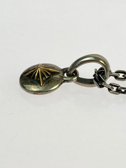 【中古品】【メンズ】 SAAD サード SUN SYMBOL NECKLACE サン シンボル ネックレス アクセサリー 191-260923-hu-24-min カラー：シルバー 万代Net店
