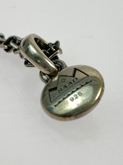 【中古品】【メンズ】 SAAD サード SUN SYMBOL NECKLACE サン シンボル ネックレス アクセサリー 191-260923-hu-24-min カラー：シルバー 万代Net店
