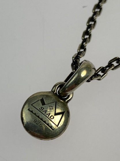 【中古品】【メンズ】 SAAD サード SUN SYMBOL NECKLACE サン シンボル ネックレス アクセサリー 191-260923-hu-24-min カラー：シルバー 万代Net店