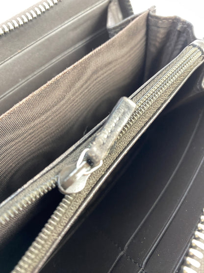 【中古品】【メンズ/レディース】 GUCCI グッチ GGスプリーム ビーラウンドジップウォレット 財布 181-260923-hu-21-min カラー：ブラウン系 万代Net店