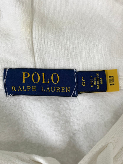 【中古品】【メンズ】 POLO RALPH LAUREN ポロ ラルフローレン BIG PONY HOODIE ビッグ ポニー フーディ パーカー トップス 147-260922-hu-50-min サイズ：L カラー：ホワイト 万代Net店