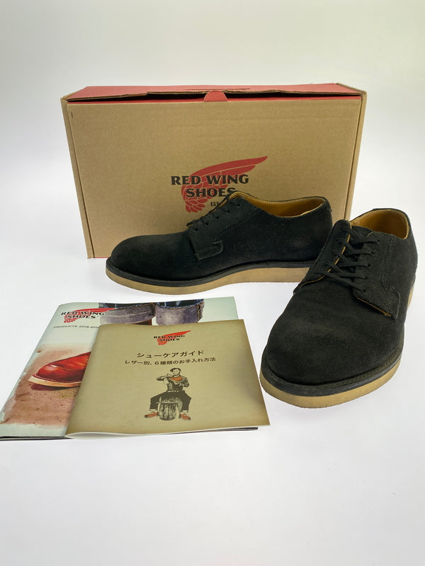 【中古品】【メンズ】 RED WING レッドウィング POSTMAN OXFORD 9112 ポストマン オックスフォード 靴 164-260917-yn-08-min サイズ：25.5cm カラー：BLACK 万代Net店