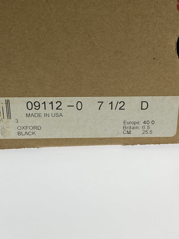【中古品】【メンズ】 RED WING レッドウィング POSTMAN OXFORD 9112 ポストマン オックスフォード 靴 164-260917-yn-08-min サイズ：25.5cm カラー：BLACK 万代Net店