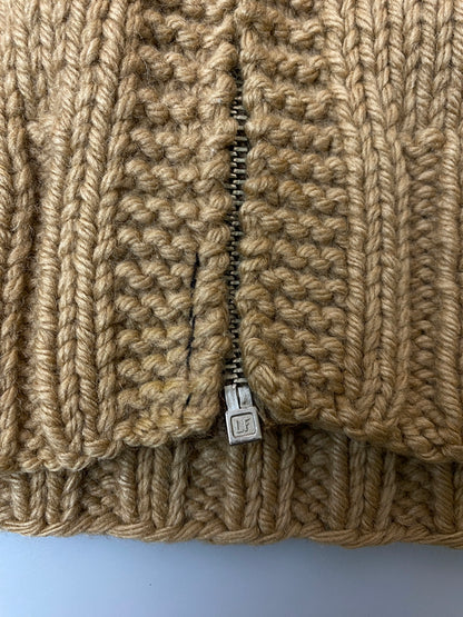 【現状渡し品】【メンズ】 VINTAGE ヴィンテージ 60S COW PATTERN COWICHAN KNIT 60年代 カウ パターン カウチン ニット セーター 146-260918-hu-04-min サイズ：タグなしのため不明 カラー：ベージュ/ブラウン 万代Net店