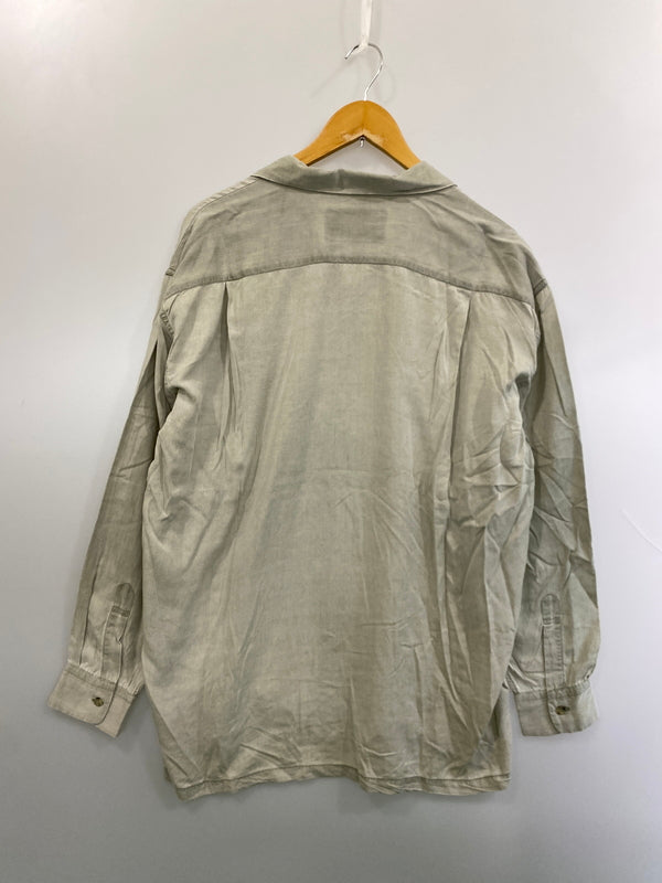 【中古品】【メンズ】 ROPER ROUGH WEAR ローパー ラフ ウェア LS SHIRT ロングスリーブ シャツ 長袖 146-260918-hu-23-min サイズ：2 カラー：ライトグレー系 万代Net店