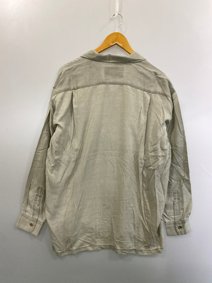 【中古品】【メンズ】 ROPER ROUGH WEAR ローパー ラフ ウェア LS SHIRT ロングスリーブ シャツ 長袖 146-260918-hu-23-min サイズ：2 カラー：ライトグレー系 万代Net店