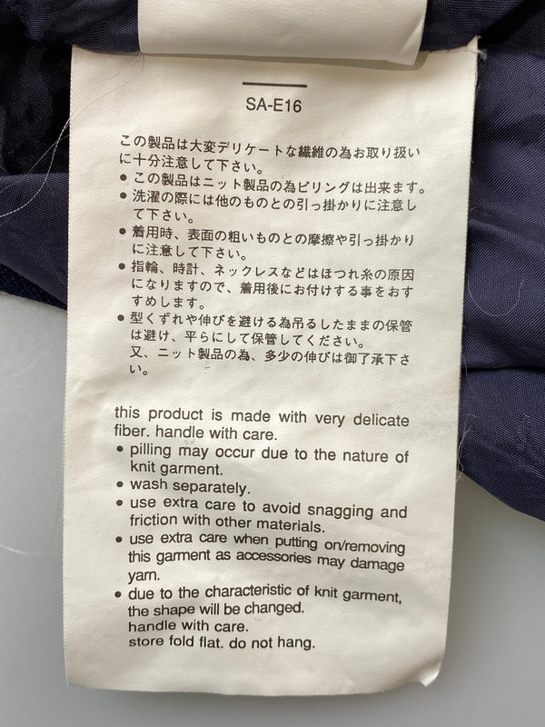 【現状渡し品】【メンズ】 SACAI サカイ KNIT JACKET ニット ジャケット 12-00338M ライト アウター 140-260918-hu-19-min サイズ：2 カラー：ネイビー 万代Net店