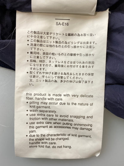 【現状渡し品】【メンズ】 SACAI サカイ KNIT JACKET ニット ジャケット 12-00338M ライト アウター 140-260918-hu-19-min サイズ：2 カラー：ネイビー 万代Net店
