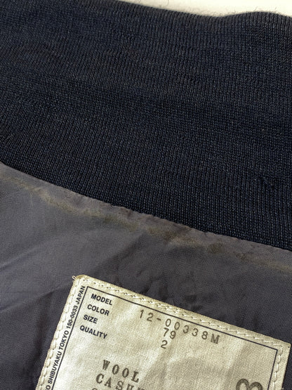 【現状渡し品】【メンズ】 SACAI サカイ KNIT JACKET ニット ジャケット 12-00338M ライト アウター 140-260918-hu-19-min サイズ：2 カラー：ネイビー 万代Net店
