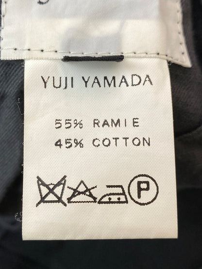 【中古品】【メンズ】 YUJI YAMADA ユージヤマダ RAMIE PANT ラミーパンツ ボトムス 151-260918-hu-14-min サイズ：3 カラー：ブラック 万代Net店