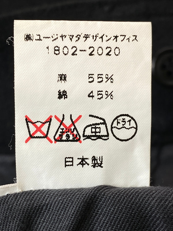 【中古品】【メンズ】 YUJI YAMADA ユージヤマダ RAMIE PANT ラミーパンツ ボトムス 151-260918-hu-14-min サイズ：3 カラー：ブラック 万代Net店