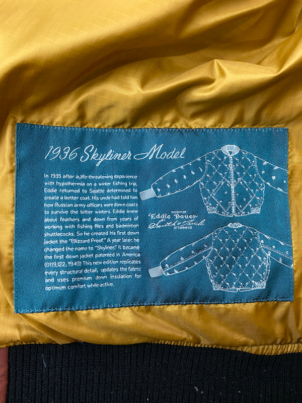 【中古品】【メンズ】 EDDIE BAUER エディーバウアー 1936 MODEL SKYLINER JACKET スカイライナー ジャケット アウター 144-260917-yn-22-min サイズ：S カラー：赤茶 万代Net店