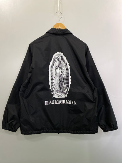 【中古品】【メンズ】 WACKO MARIA ワコマリア COACH JACKET (TYPE-1) コーチジャケット ライトアウター 142-260917-yn-26-min サイズ：XL カラー：ブラック 万代Net店
