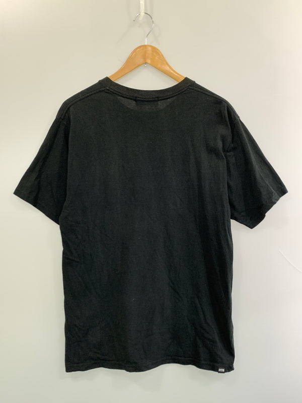 【中古品】【メンズ】 HYSTERIC GLAMOUR ヒステリックグラマー S S TEE ショートスリーブ ティー 半袖 Tシャツ 140-260923-hu-14-min サイズ：L カラー：ブラック（色あせ） 万代Net店