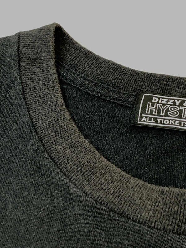 【中古品】【メンズ】 HYSTERIC GLAMOUR ヒステリックグラマー S S TEE ショートスリーブ ティー 半袖 Tシャツ 140-260923-hu-14-min サイズ：L カラー：ブラック（色あせ） 万代Net店