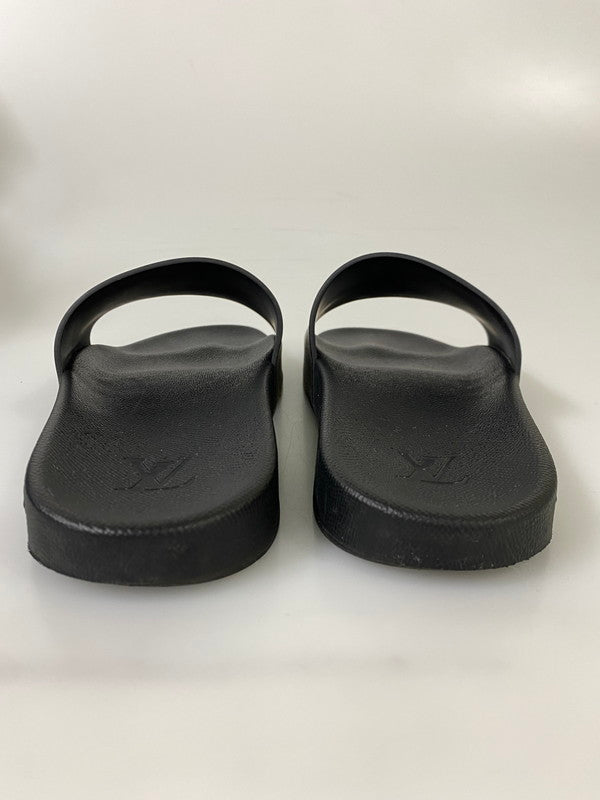 【中古品】【メンズ】 LOUIS VUITTON ルイ ヴィトン ウォーターフロント ライン ミュール サンダル 179-260918-hu-40-min サイズ：8 カラー：ブラック/ブラウン 万代Net店