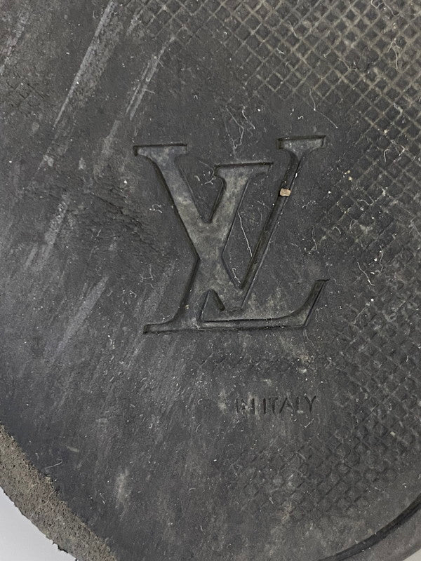 【中古品】【メンズ】 LOUIS VUITTON ルイ ヴィトン ウォーターフロント ライン ミュール サンダル 179-260918-hu-40-min サイズ：8 カラー：ブラック/ブラウン 万代Net店