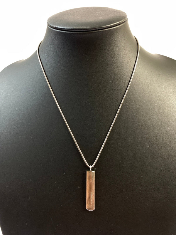 【中古品】【レディース】 TIFFANY&CO. ティファニー スネークチェーン 1837 バーネックレス アクセサリー シルバー925 182-260925-em-56-min カラー：シルバー 万代Net店