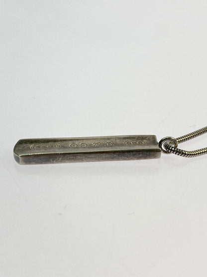 【中古品】【レディース】 TIFFANY&CO. ティファニー スネークチェーン 1837 バーネックレス アクセサリー シルバー925 182-260925-em-56-min カラー：シルバー 万代Net店