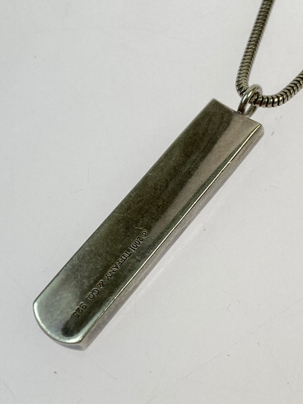 【中古品】【レディース】 TIFFANY&CO. ティファニー スネークチェーン 1837 バーネックレス アクセサリー シルバー925 182-260925-em-56-min カラー：シルバー 万代Net店