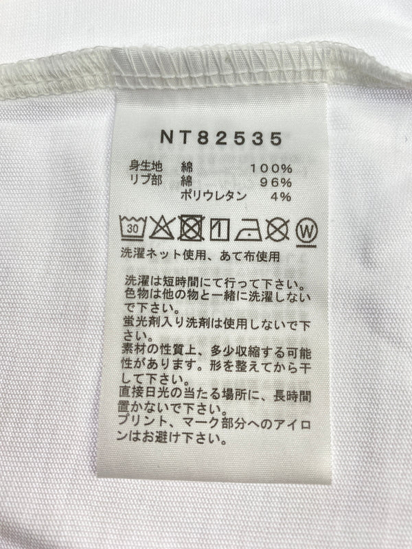 【中古品】【メンズ】 THE NORTH FACE ザ ノースフェイス L S FD FLOWER LOGO TEE ロング スリーブ エフディー フラワー ロゴ ティー NT82535 長袖 トップス 144-260922-hu-04-min サイズ：XL カラー：ホワイト 万代Net店