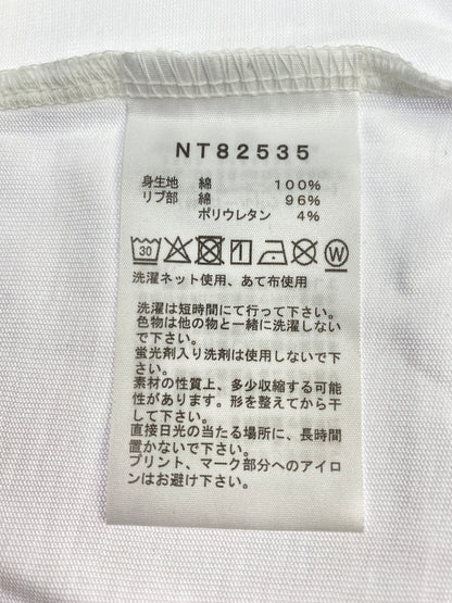 【中古品】【メンズ】 THE NORTH FACE ザ ノースフェイス L S FD FLOWER LOGO TEE ロング スリーブ エフディー フラワー ロゴ ティー NT82535 長袖 トップス 144-260922-hu-04-min サイズ：XL カラー：ホワイト 万代Net店