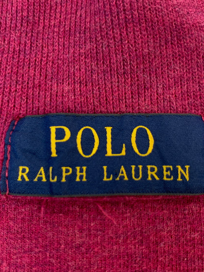 【中古品】【メンズ】 POLO RALPH LAUREN ポロ ラルフローレン LS ハーフジップ ニット 長袖 ロングスリーブ トップス 147-260923-hu-10-min サイズ：XXL カラー：ワインレッド系 万代Net店