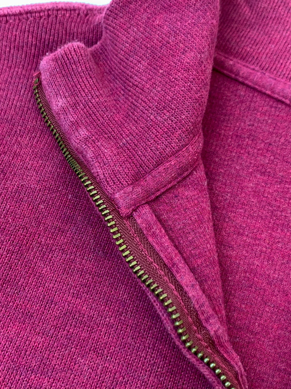 【中古品】【メンズ】 POLO RALPH LAUREN ポロ ラルフローレン LS ハーフジップ ニット 長袖 ロングスリーブ トップス 147-260923-hu-10-min サイズ：XXL カラー：ワインレッド系 万代Net店