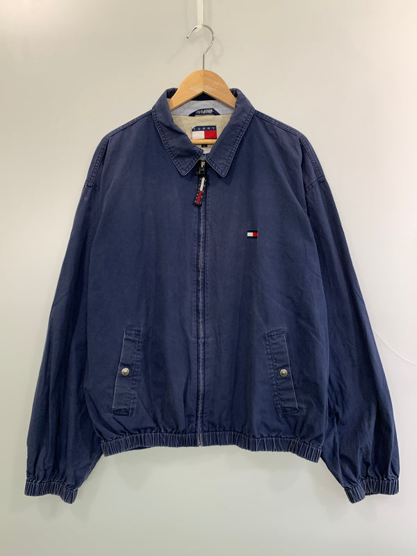 【現状渡し品】【メンズ】 TOMMY HILFIGER トミーヒルフィガー スウィングトップ ライト アウター 146-260923-hu-08-min サイズ：L カラー：ネイビー 万代Net店