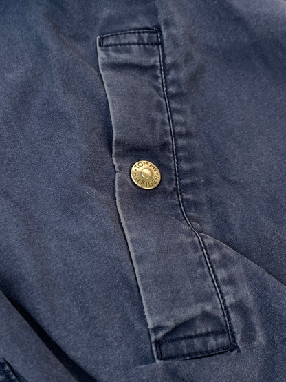 【現状渡し品】【メンズ】 TOMMY HILFIGER トミーヒルフィガー スウィングトップ ライト アウター 146-260923-hu-08-min サイズ：L カラー：ネイビー 万代Net店