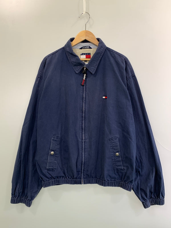 【現状渡し品】【メンズ】 TOMMY HILFIGER トミーヒルフィガー スウィングトップ ライト アウター 146-260923-hu-08-min サイズ：L カラー：ネイビー 万代Net店