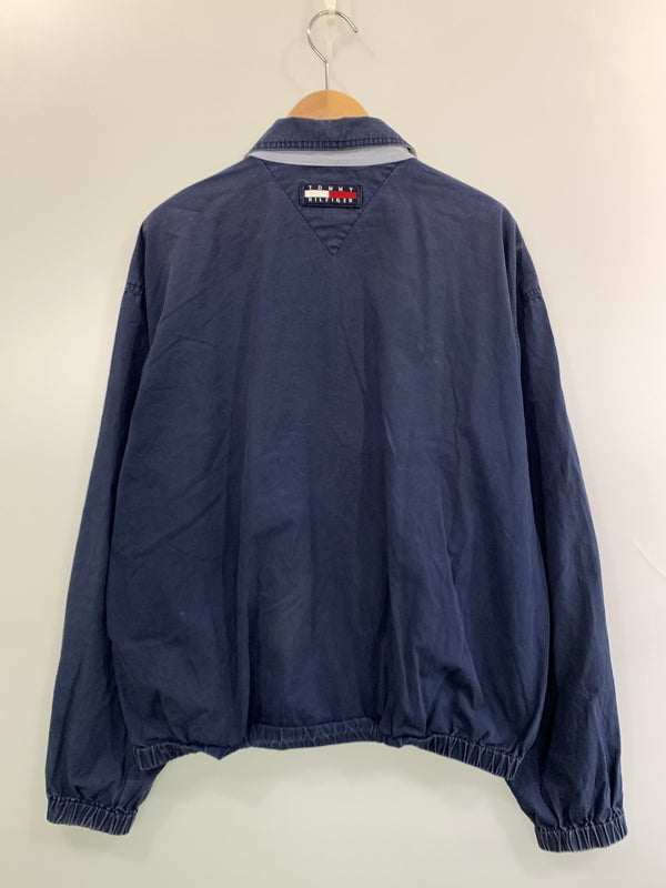 【現状渡し品】【メンズ】 TOMMY HILFIGER トミーヒルフィガー スウィングトップ ライト アウター 146-260923-hu-08-min サイズ：L カラー：ネイビー 万代Net店