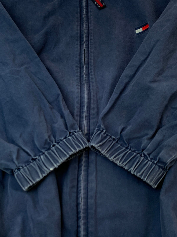 【現状渡し品】【メンズ】 TOMMY HILFIGER トミーヒルフィガー スウィングトップ ライト アウター 146-260923-hu-08-min サイズ：L カラー：ネイビー 万代Net店