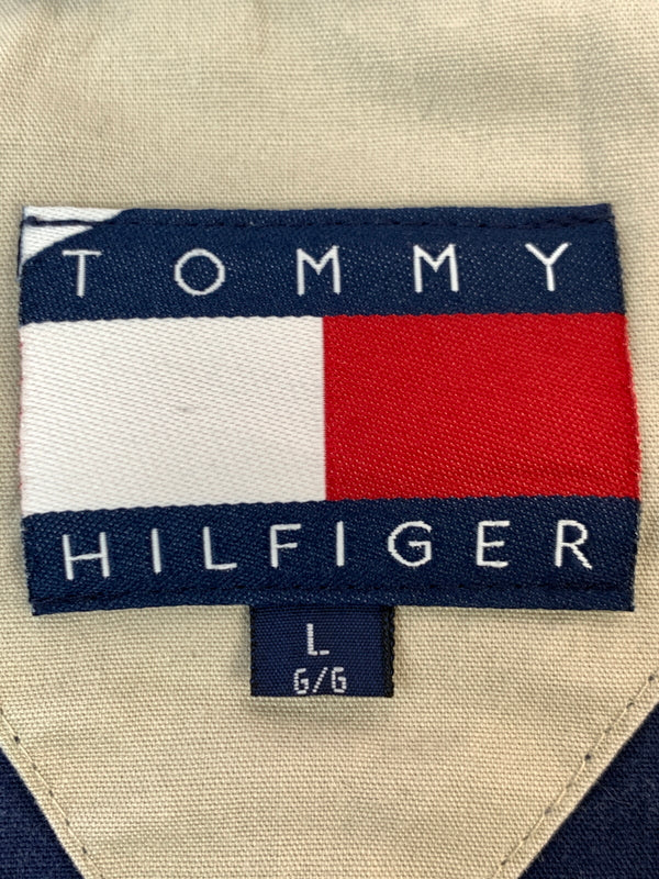 【現状渡し品】【メンズ】 TOMMY HILFIGER トミーヒルフィガー スウィングトップ ライト アウター 146-260923-hu-08-min サイズ：L カラー：ネイビー 万代Net店