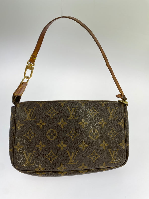 【現状渡し品】【レディース】 LOUIS VUITTON ルイヴィトン モノグラム ポシェット アクセソワール M51980 アクセサリーポーチ 179-260925-em-51-min カラー：ブラウン系 万代Net店
