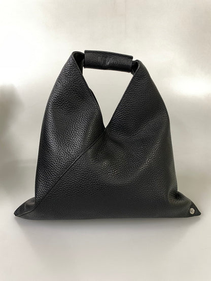 【中古品】【メンズ/レディース】 MM6 エムエムシックス MAISON MARGIELA メゾン マルジェラ スモール ジャパニーズ レザー トートバッグ SB6WD0013 P4344 188-260918-hu-41-min サイズ：UNI カラー：ブラック 万代Net店