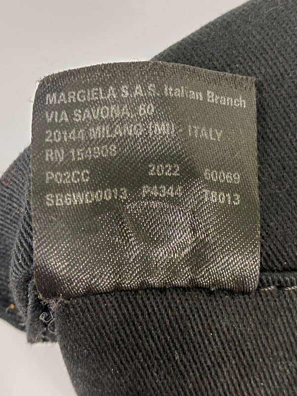【中古品】【メンズ/レディース】 MM6 エムエムシックス MAISON MARGIELA メゾン マルジェラ スモール ジャパニーズ レザー トートバッグ SB6WD0013 P4344 188-260918-hu-41-min サイズ：UNI カラー：ブラック 万代Net店