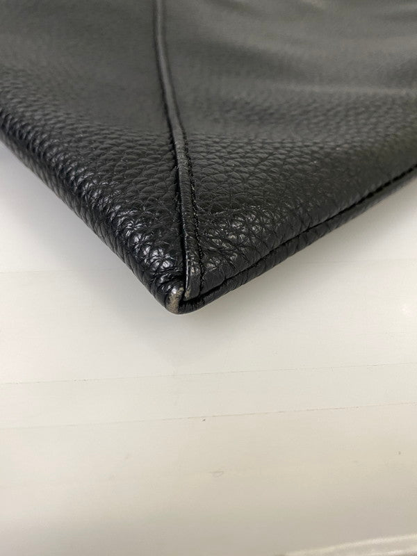 【中古品】【メンズ/レディース】 MM6 エムエムシックス MAISON MARGIELA メゾン マルジェラ スモール ジャパニーズ レザー トートバッグ SB6WD0013 P4344 188-260918-hu-41-min サイズ：UNI カラー：ブラック 万代Net店