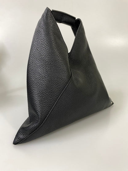 【中古品】【メンズ/レディース】 MM6 エムエムシックス MAISON MARGIELA メゾン マルジェラ スモール ジャパニーズ レザー トートバッグ SB6WD0013 P4344 188-260918-hu-41-min サイズ：UNI カラー：ブラック 万代Net店