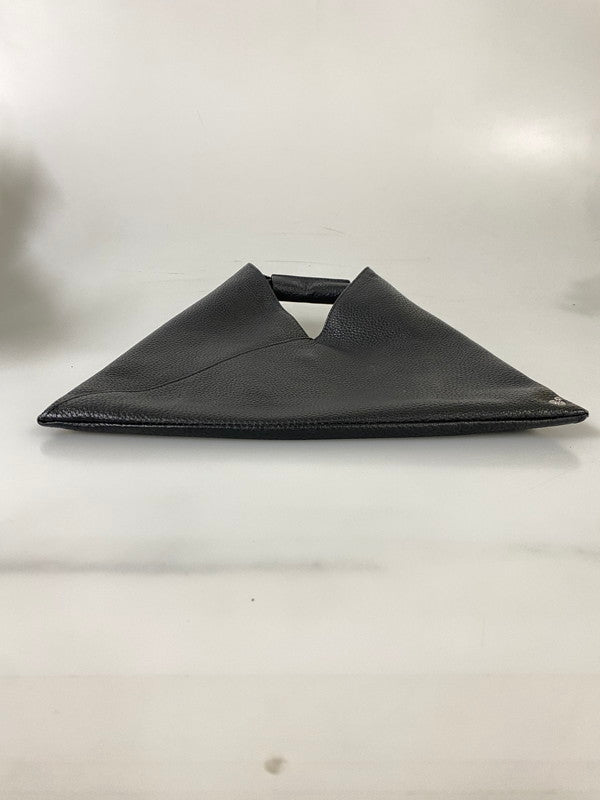 【中古品】【メンズ/レディース】 MM6 エムエムシックス MAISON MARGIELA メゾン マルジェラ スモール ジャパニーズ レザー トートバッグ SB6WD0013 P4344 188-260918-hu-41-min サイズ：UNI カラー：ブラック 万代Net店