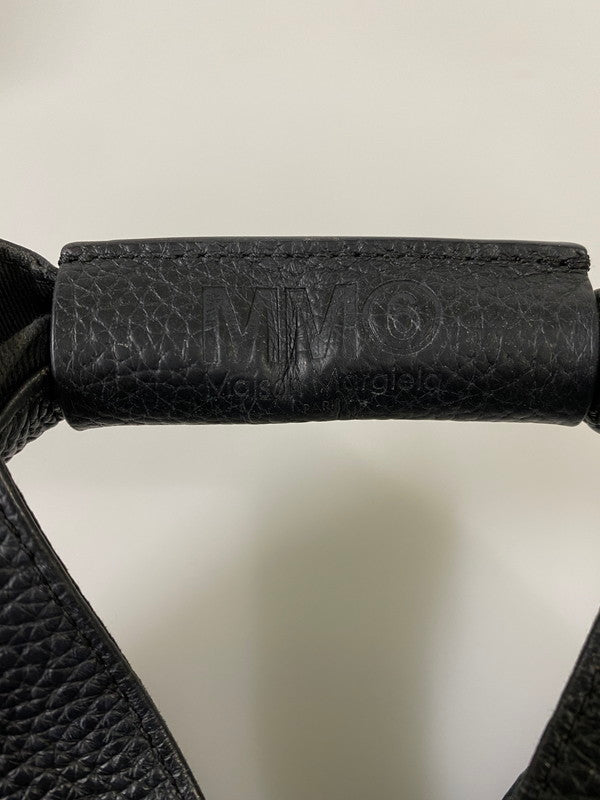 【中古品】【メンズ/レディース】 MM6 エムエムシックス MAISON MARGIELA メゾン マルジェラ スモール ジャパニーズ レザー トートバッグ SB6WD0013 P4344 188-260918-hu-41-min サイズ：UNI カラー：ブラック 万代Net店