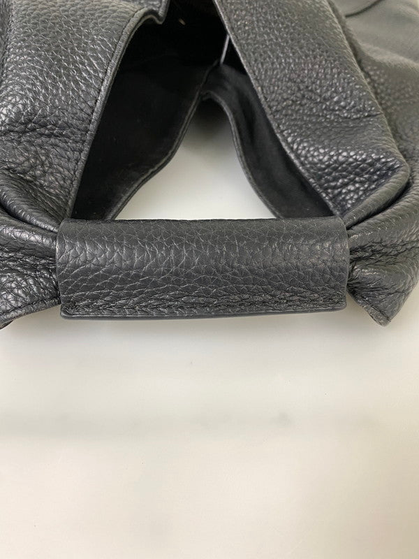【中古品】【メンズ/レディース】 MM6 エムエムシックス MAISON MARGIELA メゾン マルジェラ スモール ジャパニーズ レザー トートバッグ SB6WD0013 P4344 188-260918-hu-41-min サイズ：UNI カラー：ブラック 万代Net店