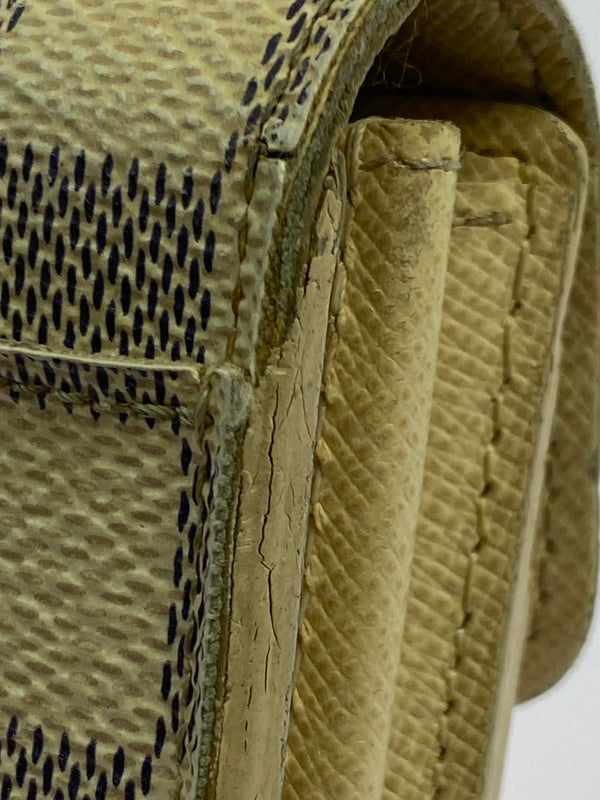 【現状渡し品】【メンズ/レディース】 LOUIS VUITTON ルイヴィトン ダミエ・アズール ポルトフォイユサラ N63208 長財布 ロングウォレット 179-260925-em-52-min カラー：ベージュ系 万代Net店