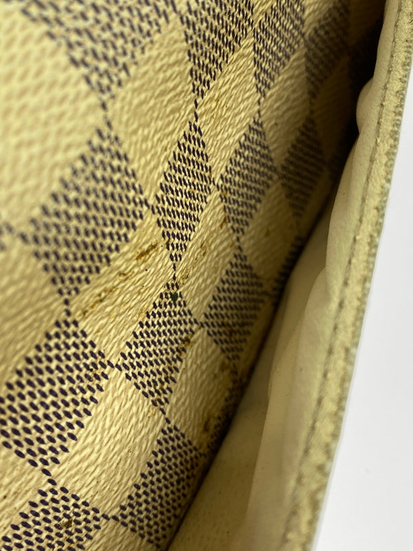 【現状渡し品】【メンズ/レディース】 LOUIS VUITTON ルイヴィトン ダミエ・アズール ポルトフォイユサラ N63208 長財布 ロングウォレット 179-260925-em-52-min カラー：ベージュ系 万代Net店