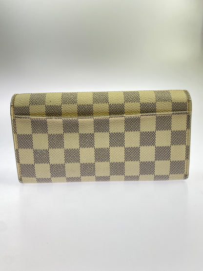 【現状渡し品】【メンズ/レディース】 LOUIS VUITTON ルイヴィトン ダミエ・アズール ポルトフォイユサラ N63208 長財布 ロングウォレット 179-260925-em-52-min カラー：ベージュ系 万代Net店