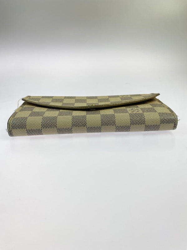 【現状渡し品】【メンズ/レディース】 LOUIS VUITTON ルイヴィトン ダミエ・アズール ポルトフォイユサラ N63208 長財布 ロングウォレット 179-260925-em-52-min カラー：ベージュ系 万代Net店