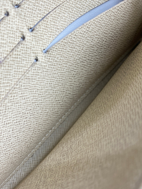 【現状渡し品】【メンズ/レディース】 LOUIS VUITTON ルイヴィトン ダミエ・アズール ポルトフォイユサラ N63208 長財布 ロングウォレット 179-260925-em-52-min カラー：ベージュ系 万代Net店