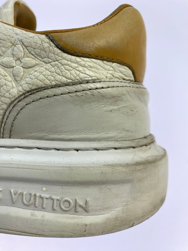 【現状渡し品】【メンズ】 LOUIS VUITTON ルイヴィトン ビバリーヒルズライン モノグラムスニーカー 靴 シューズ 179-260925-em-50-min サイズ：7 カラー：ホワイト 万代Net店